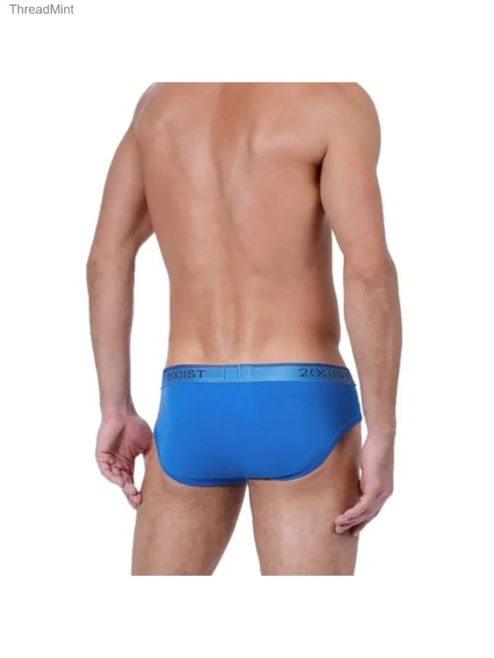 2(X)IST Men's Cotton Stretch No Show Brief 3-Pack Low Rise Underwear